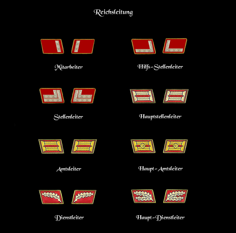 ranks and Insignia - NSDAP 